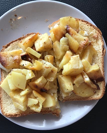 Sweet Potato And Goat Cheese Toast
