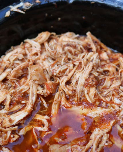 Crockpot Spicy Pulled Chicken