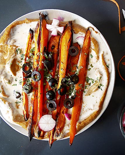 Roasted Carrot with Pee Pure