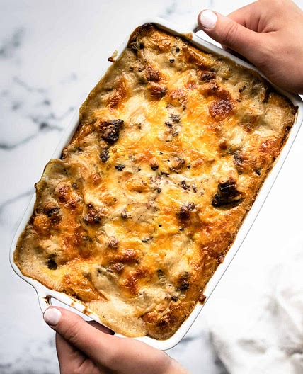 Sausage Gravy Breakfast Casserole