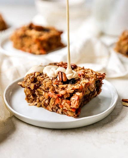 Carrot Cake Baked Oatmeal