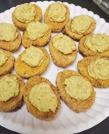Crunchy Air-Fried Deviled Eggs