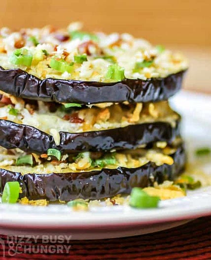 Loaded Crispy Baked Eggplant Recipe