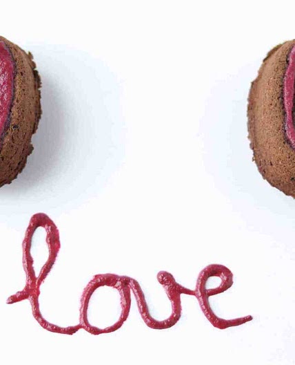 Heart Shaped Chocolate Cakes
