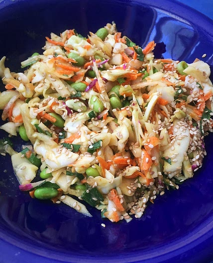 Oil-Free Vegan Asian Slurpy Slaw