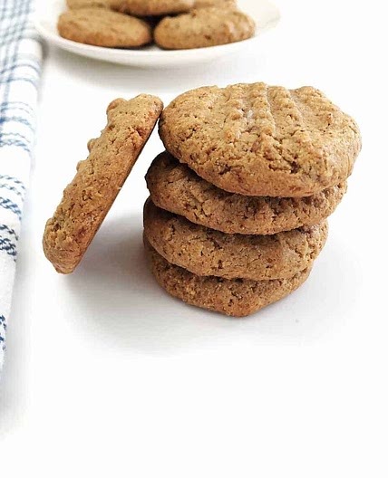 Almond Butter Cookies [V+GF+Oil Free]
