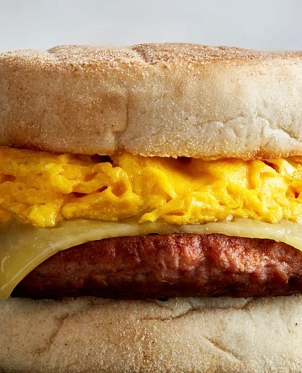 Veggie Sausage, Egg and Cheese Muffin 