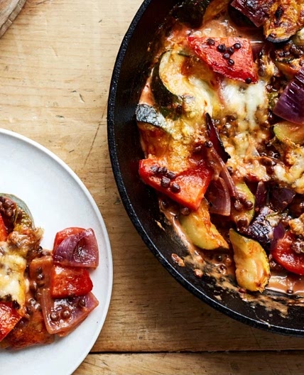 Vegetable and Mozzarella Bake