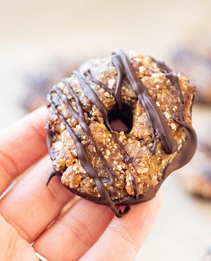 Vegan Copycat Girl Scout Samoas