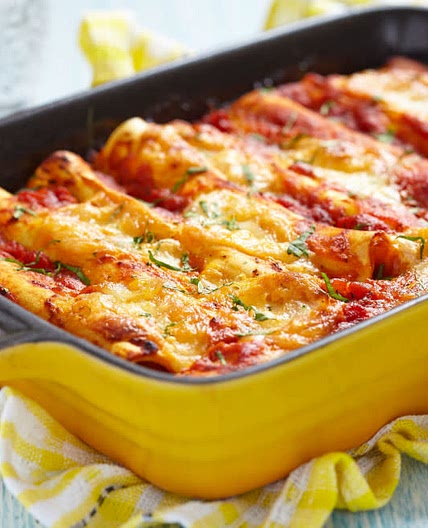 Manicotti à la viande