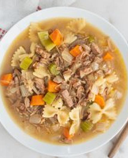 Jackfruit "Chicken" Noodle Soup