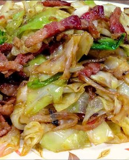 SAUTEED CABBAGE WITH PORK