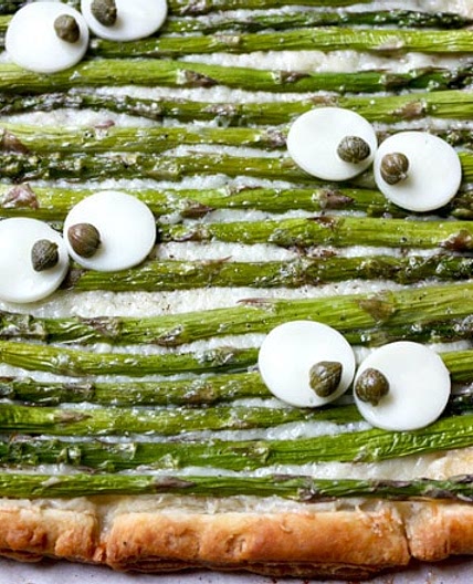Monster Eye Asparagus Gruyere Tart