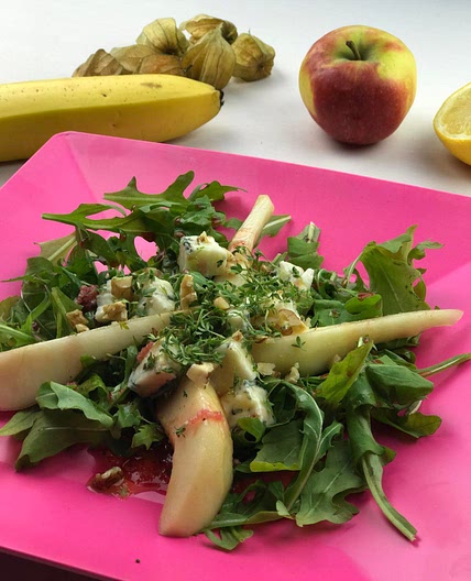 Sommerlicher Gorgonzola Salat