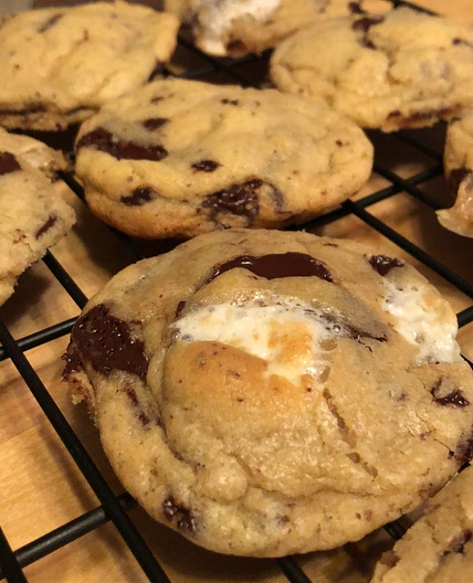 S’Mores Chocolate Chip Cookies