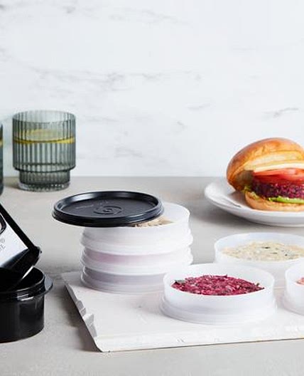 BLACK BEAN & BEETROOT BURGERS