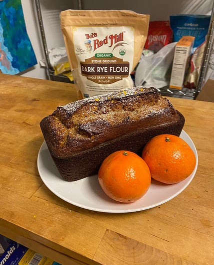 Orange-Spiced Rye Honey Cake