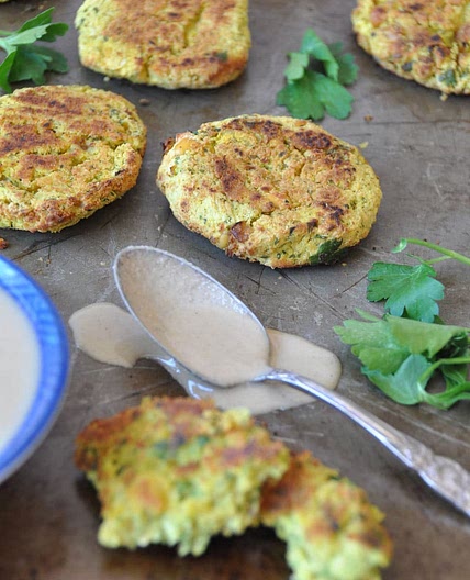 CRISPY OVEN FRIED FALAFEL