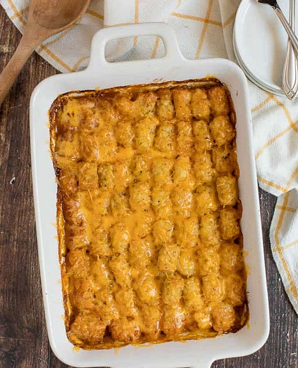 Mexican Tater Tot Casserole