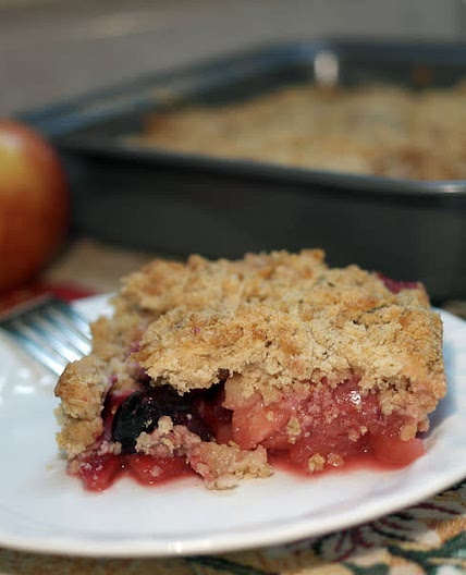 Apple Cherry Crisp