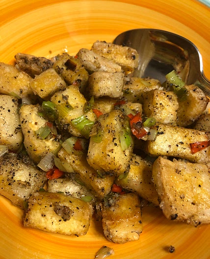 Salt and pepper tofu