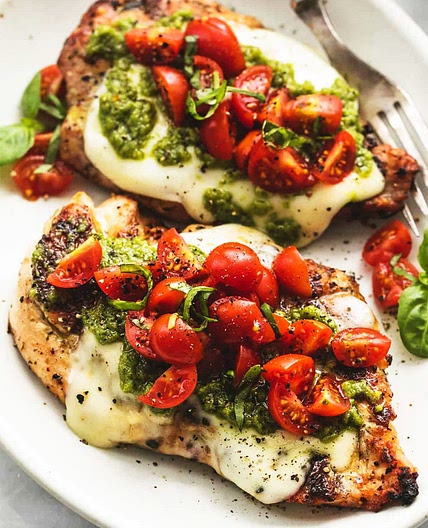 Grilled Chicken Margherita