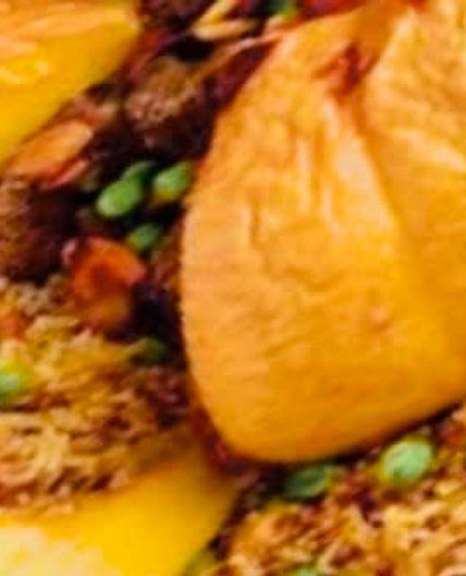 Roast Stuffed Pumpkin  (لقطين محشي بالفرن)