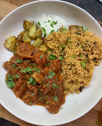 Moroccan Sausage Tagine