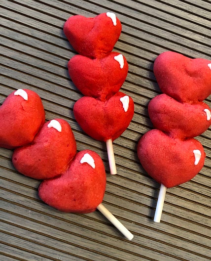 Heart Cookie Pops