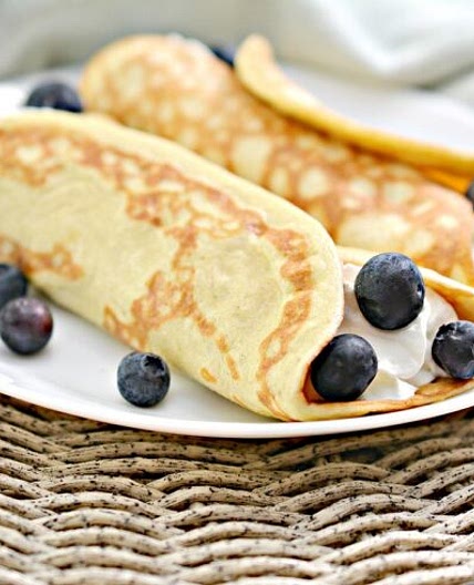 Keto Cream Cheese Crepes - Keto Recipes