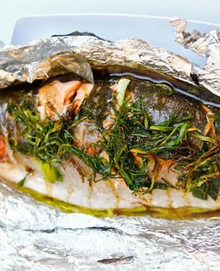 Grill Forelle - Low Carb