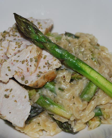 Spargel-Pastasotto