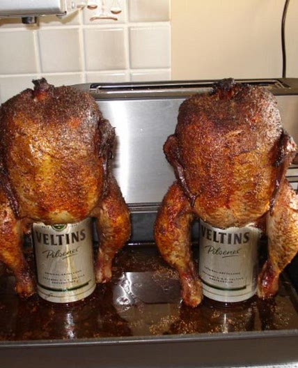 BBQ Beer Butt Chicken