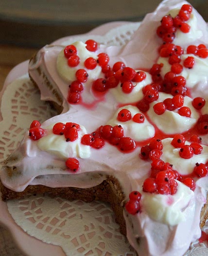 Mohn-Johannisbeer-Kuchen; glutenfrei
