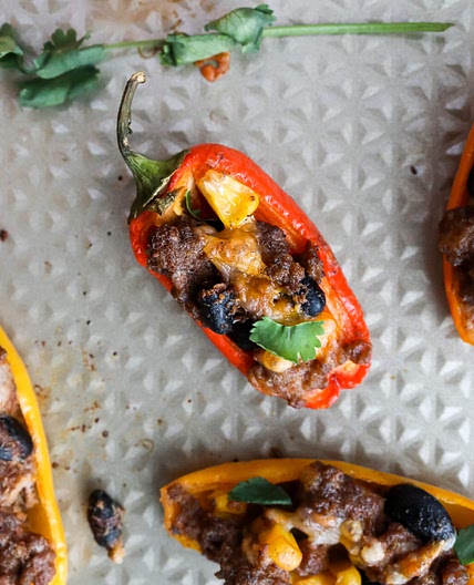 Mini Bell Pepper Poppers