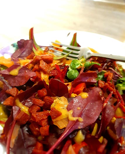 Smoked Salmon & Chorizo Salad