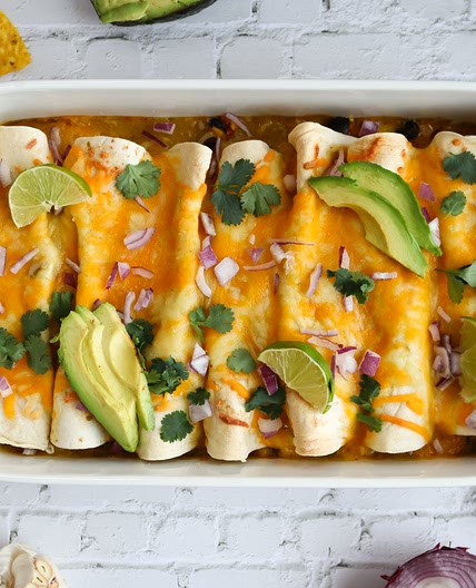Cheesy Vegetarian Enchiladas