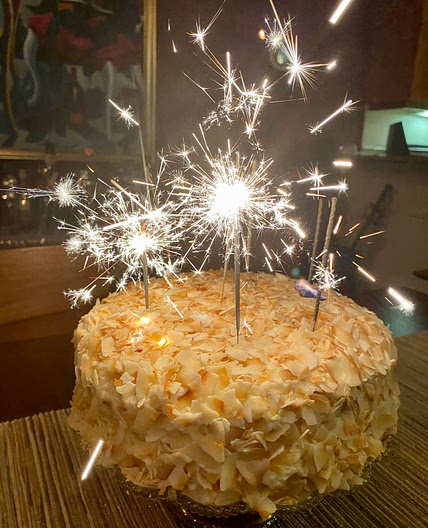 Vegan Coconut Vanilla Cake
