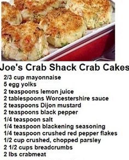 Joe's Crab Shack Crab Cakes