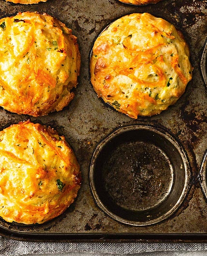Zucchini, carrot and honey muffins