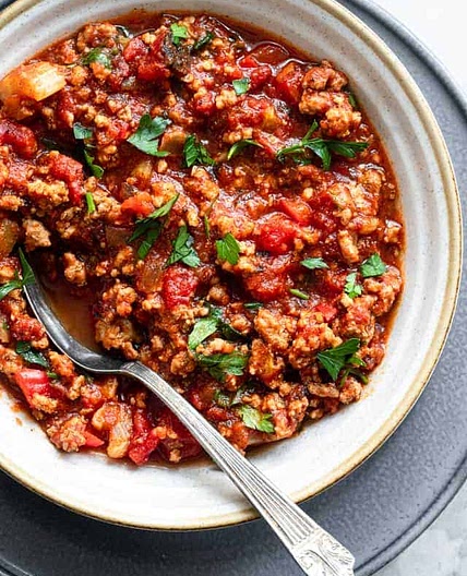 No Bean Low Carb Keto Turkey Chili