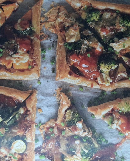 Left over Vege Tarts