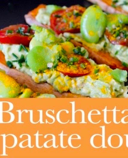 Bruschetta de Patate douce 