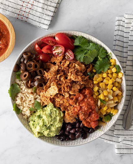 Warm Vegan Taco Bowls