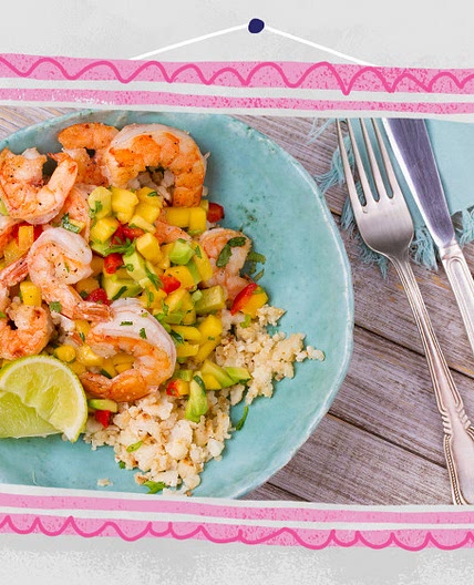 STEP 2 Prawn and cauliflower rice paella