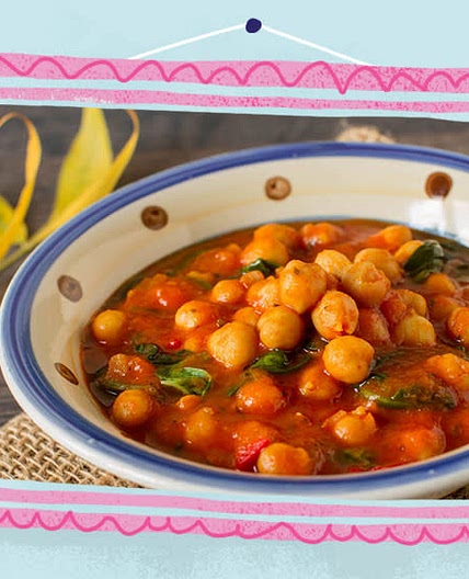 STEP 2 Spinach, Tomato and Chickpea curry