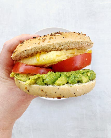 Vegan Breakfast Bagel Sandwich