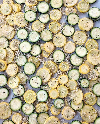 Crispy Baked Zucchini and Squash