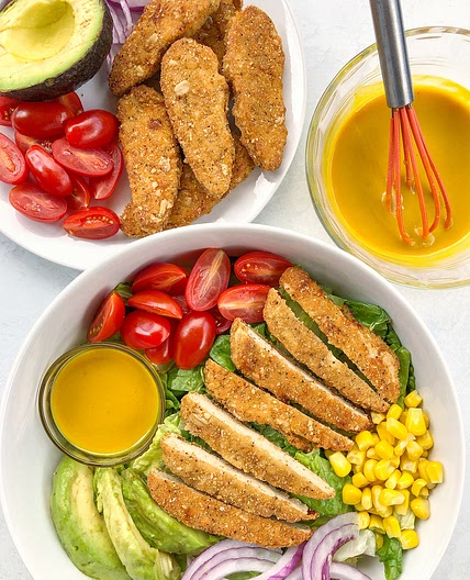 Vegan Honey Mustard Chicken Salad