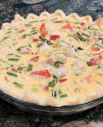 Crab Quiche